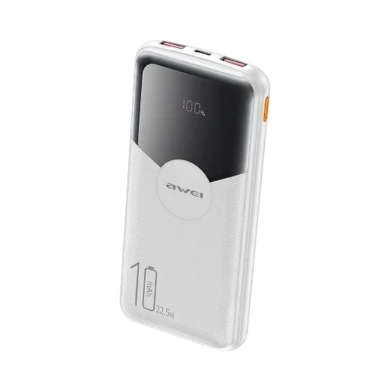 Powerbank – P63K – 10.000mah – 22.5W – AWEI – 009874 – White