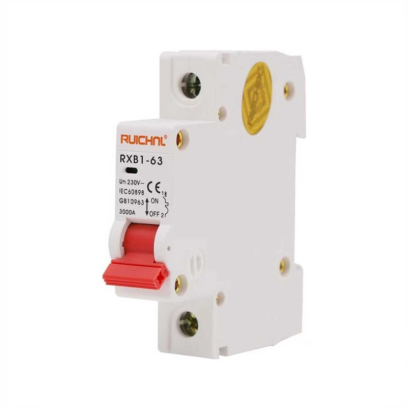 Διακόπτης ασφαλείας ράγας – RXB1-63-63A-1P-3KA – 016307