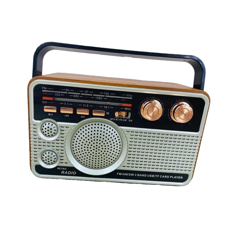 Επαναφορτιζόμενο ραδιόφωνο Retro – MD-506-BT – 865061