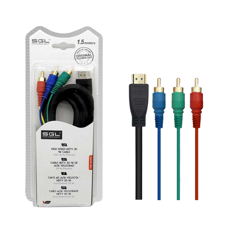 Καλώδιο HDMI σε RCA – 1592-3R – 1.5m – 095363