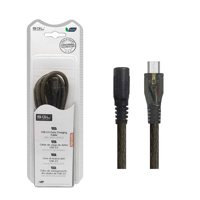 Αντάπτορας καλώδιο – 22S01 – Micro USB/Jack 3.5mm female – 1.5m – 097930