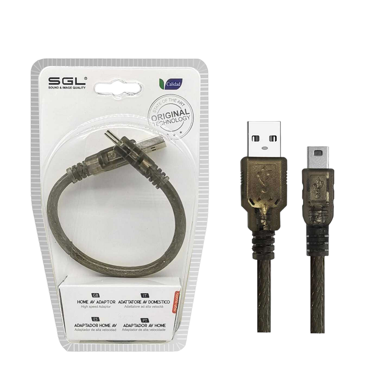 Αντάπτορας καλώδιο – USB-A male/USB Mini – 3S-01 – 20cm – 098074