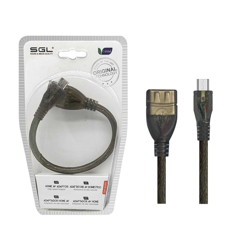 Αντάπτορας καλώδιο – USB-A male/Micro USB – 21S-01 – 20cm – 098128