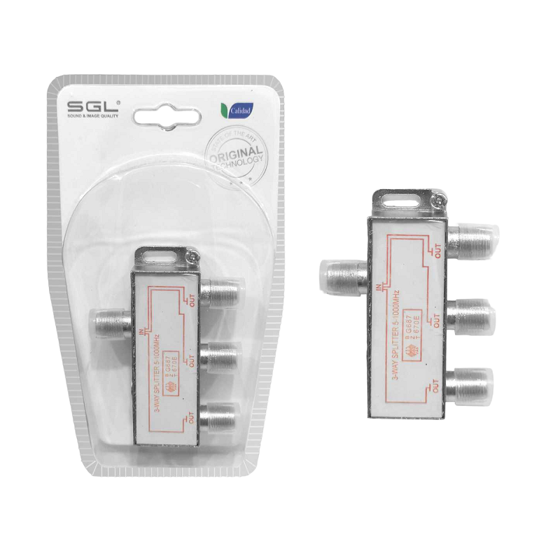 Διακλαδωτής σύνδεσης κεραίας TV – 3Way Splitter – 1802 – 098500