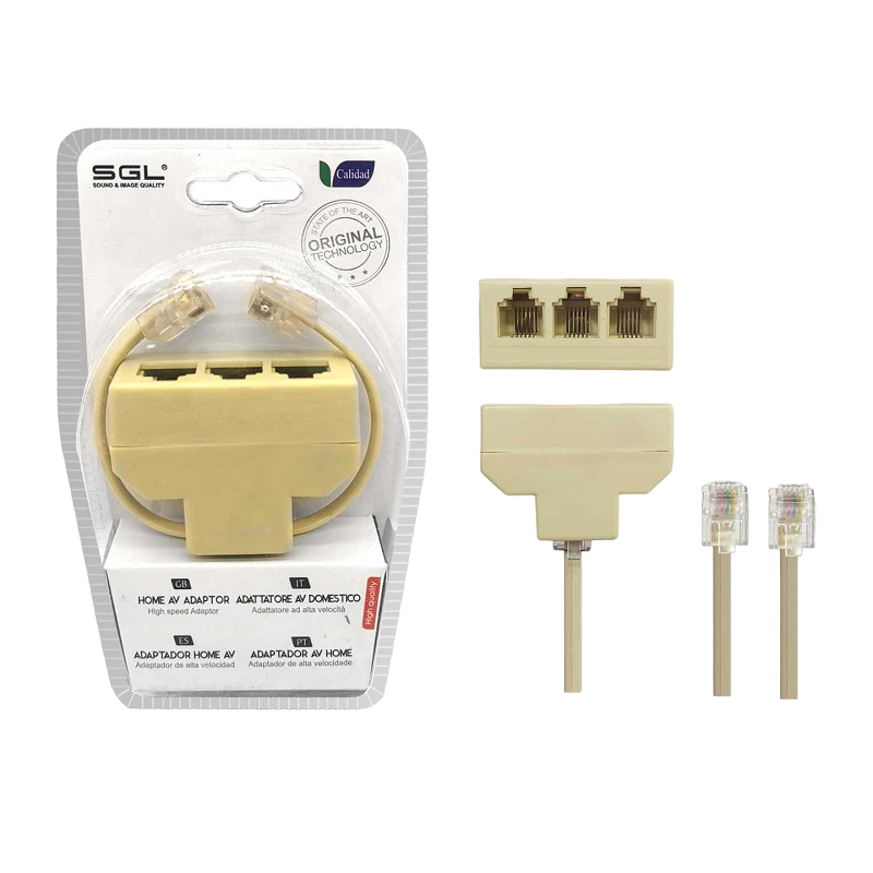 Διακλαδωτής γραμμής δικτύου – Splitter – 3Way – 1783 – 098593