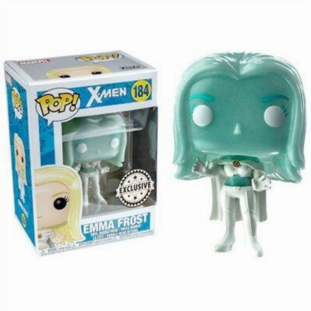 Funko POP! Marvel X-Men – Emma Frost (Diamond Collection) #184 Bobble-Head (Exclusive)