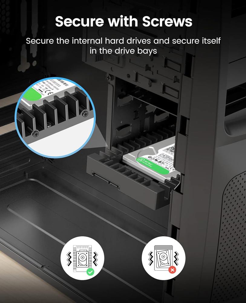 ORICO tray 3.5″ για 2.5″ HDD/SSD 1125SS-V1, 6Gbps, μαύρο