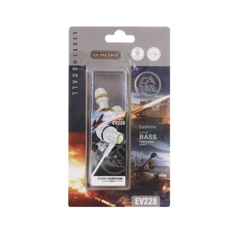 Ενσύρματα ακουστικά – EV-228 – 202289 – White