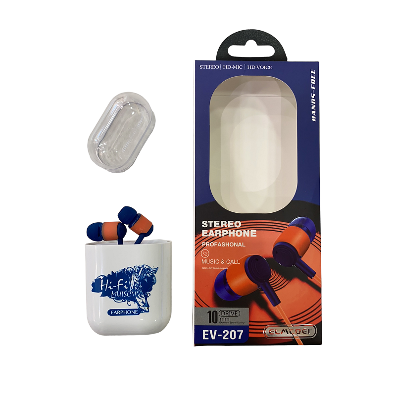 Ενσύρματα ακουστικά – EV-207 – 202296 – Blue/Orange