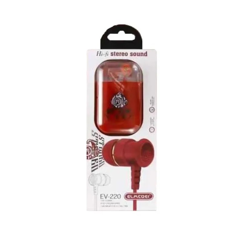 Ενσύρματα ακουστικά – EV-220 – 202562 – Red