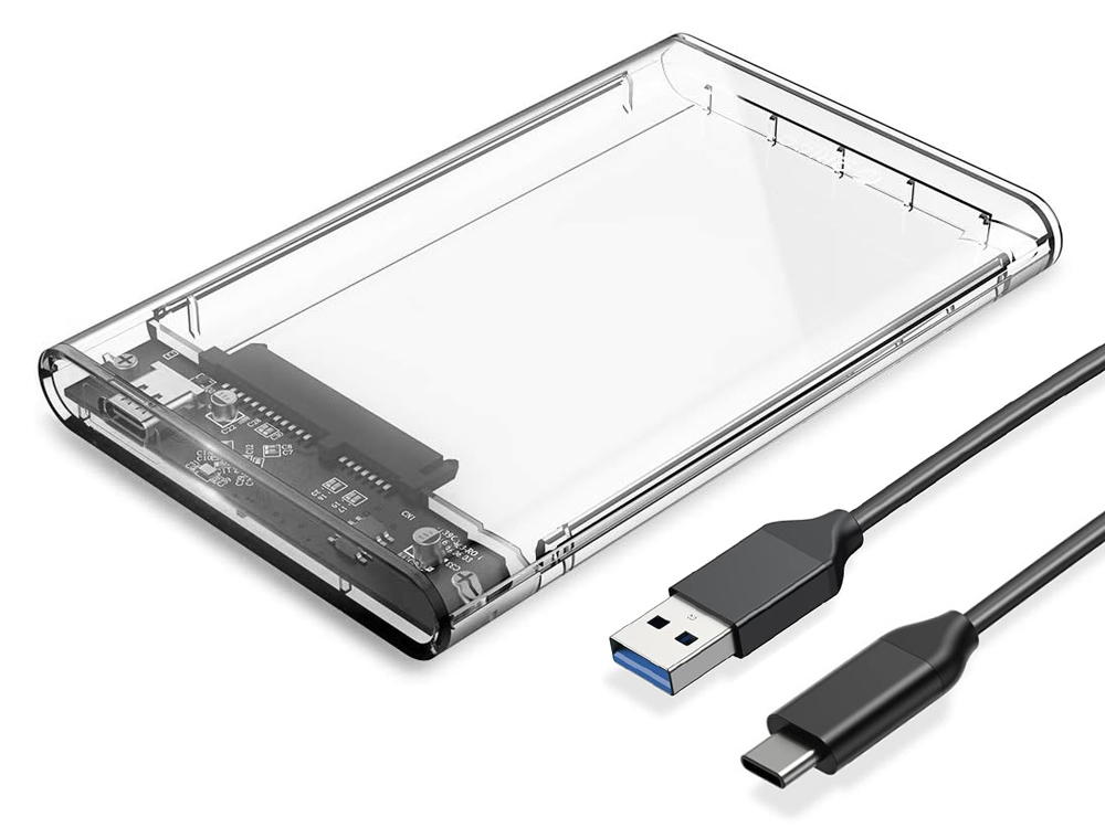 ORICO θήκη για 2.5″ SATA HDD/SSD 2139C3, 5Gbps, διάφανη