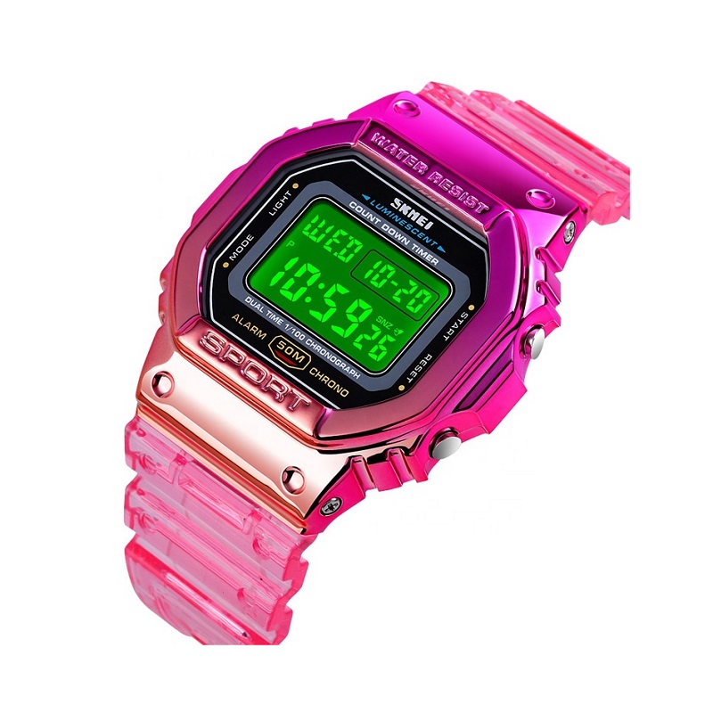 Ψηφιακό ρολόι χειρός – Skmei – 1622 – Fuchsia/Pink