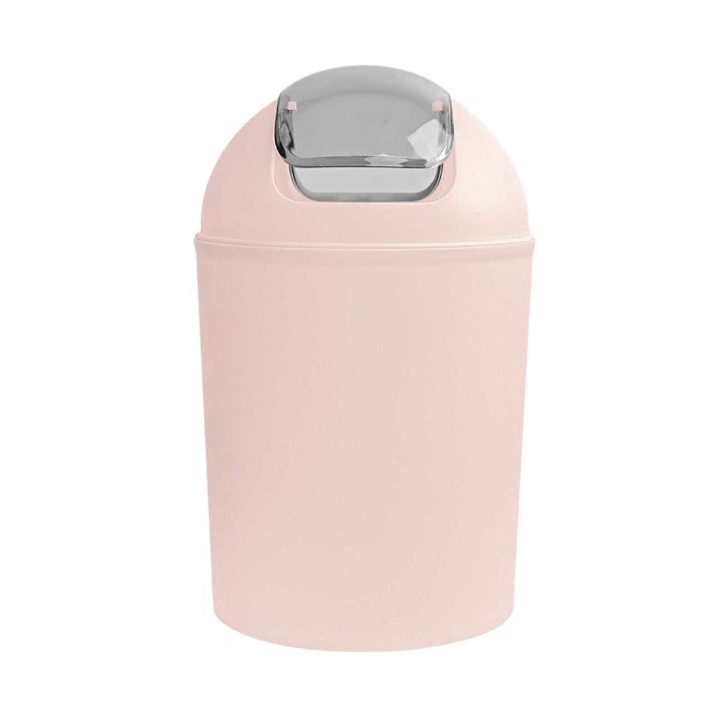 Κάδος απορριμμάτων μπάνιου πλαστικός – Light Pink – 21653