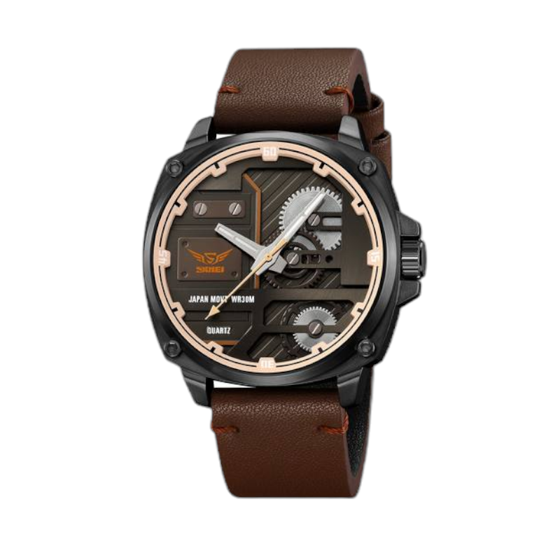 Αναλογικό ρολόι χειρός – Skmei – 2289 – Dark brown