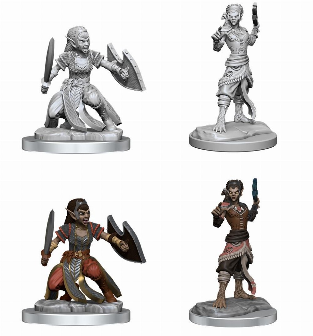 D&D Nolzur’s Marvelous Μινιατούρες – 2x Shifter Fighter