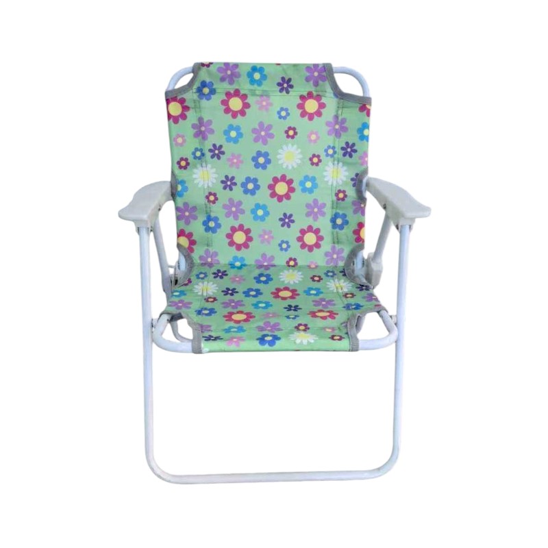 Παιδική πτυσσόμενη καρέκλα camping – 2012 – 241729 – Green/Flowers