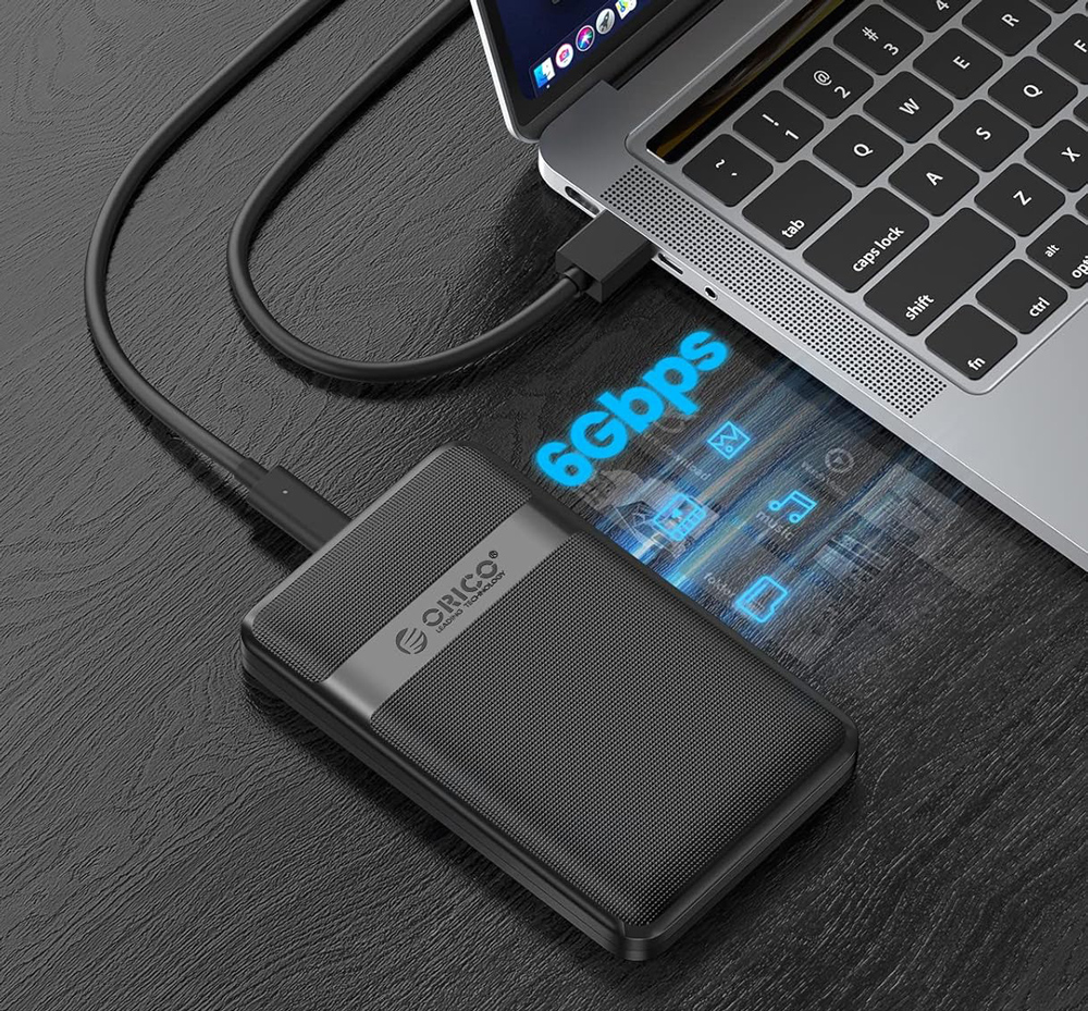ORICO θήκη για 2.5″ SATA HDD/SSD 2577C3-V1, 6Gbps, μαύρη