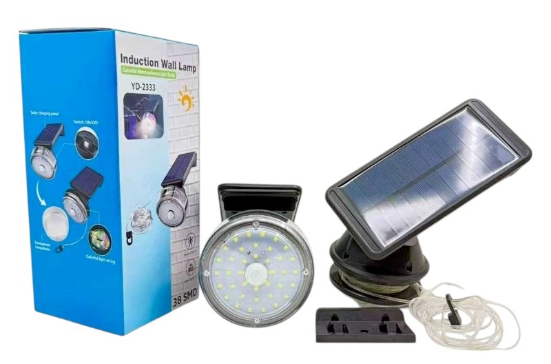 Ηλιακός προβολέας LED με γιρλάντα φωτισμού RGB & αισθητήρα κίνησης – FA-2333 – 302333