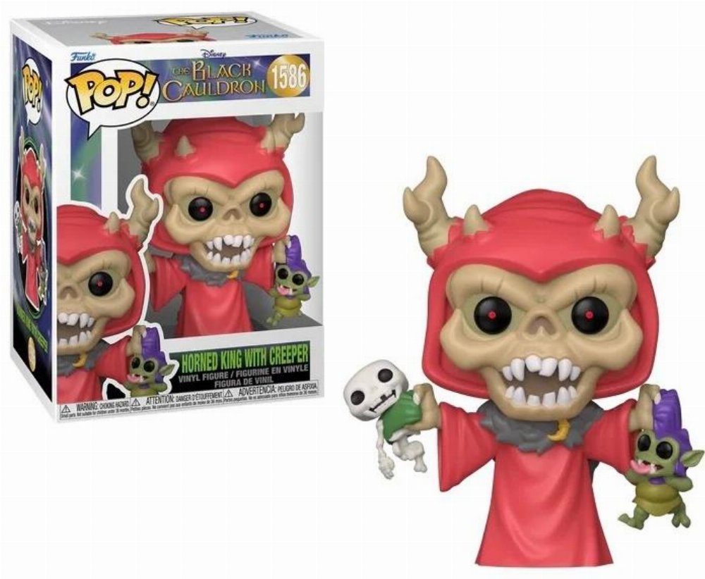 Φιγούρα Funko POP! Disney: The Black Cauldron – Horned King w/Creeper #1586