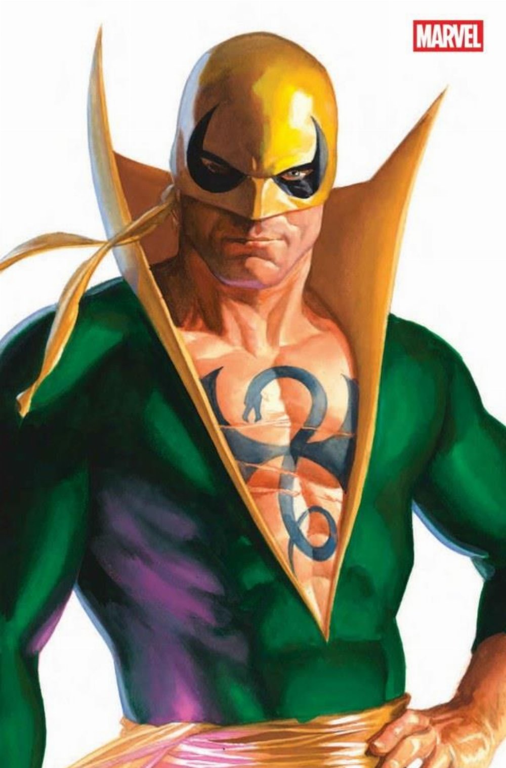 Τεύχος Κόμικ Daredevil #21 Alex Ross Timeless Iron Fist Virgin Variant Cover