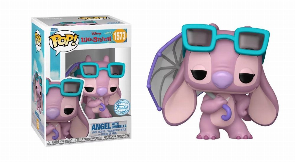 Φιγούρα Funko POP! Disney: Lilo & Stitch – Angel with Umbrella #1573 (Exclusive)