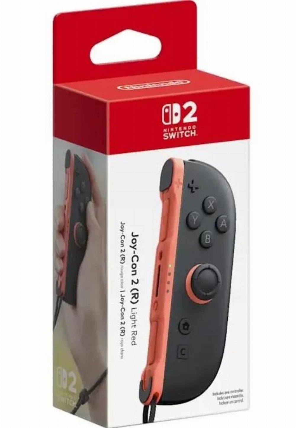 Nintendo Switch 2 – Joy-Con Right (Light Red)