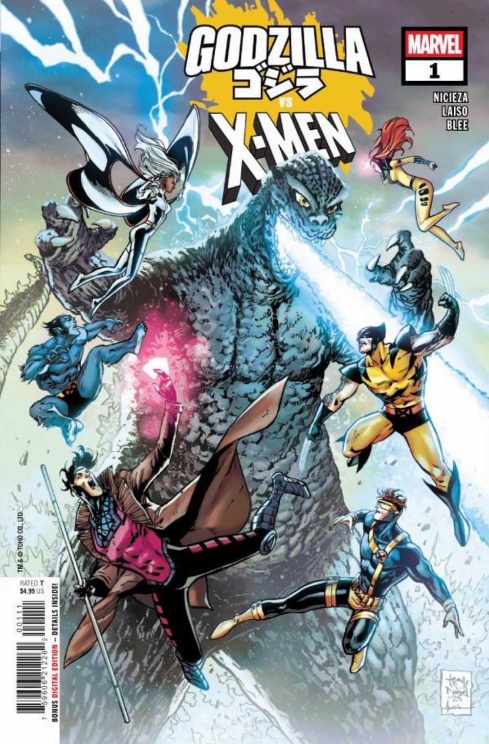 Τεύχος Κόμικ Godzilla vs. X-Men #1