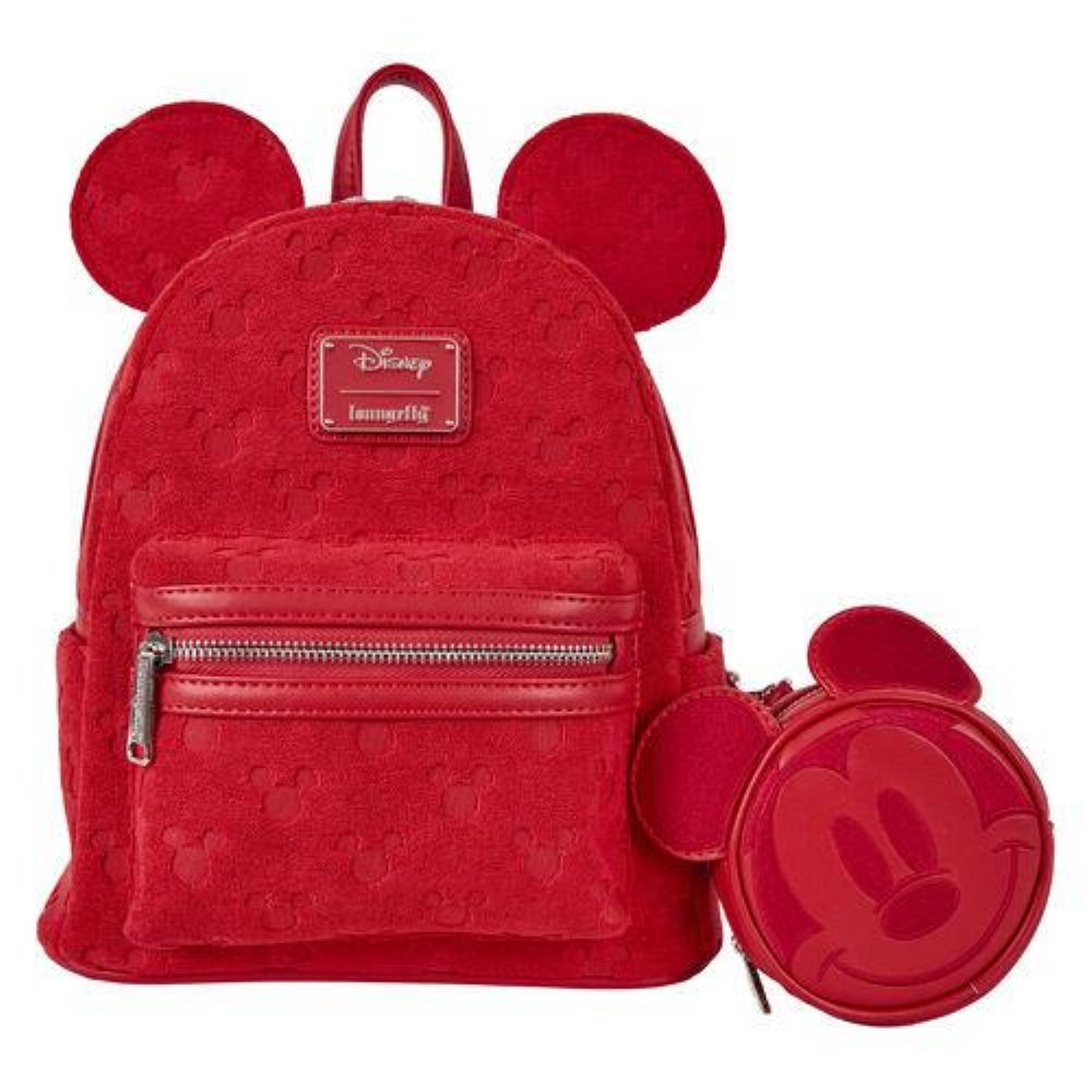 Loungefly – Disney: Mickey Mouse – Mickey Ears Burnout Mini Τσάντα Σακίδιο