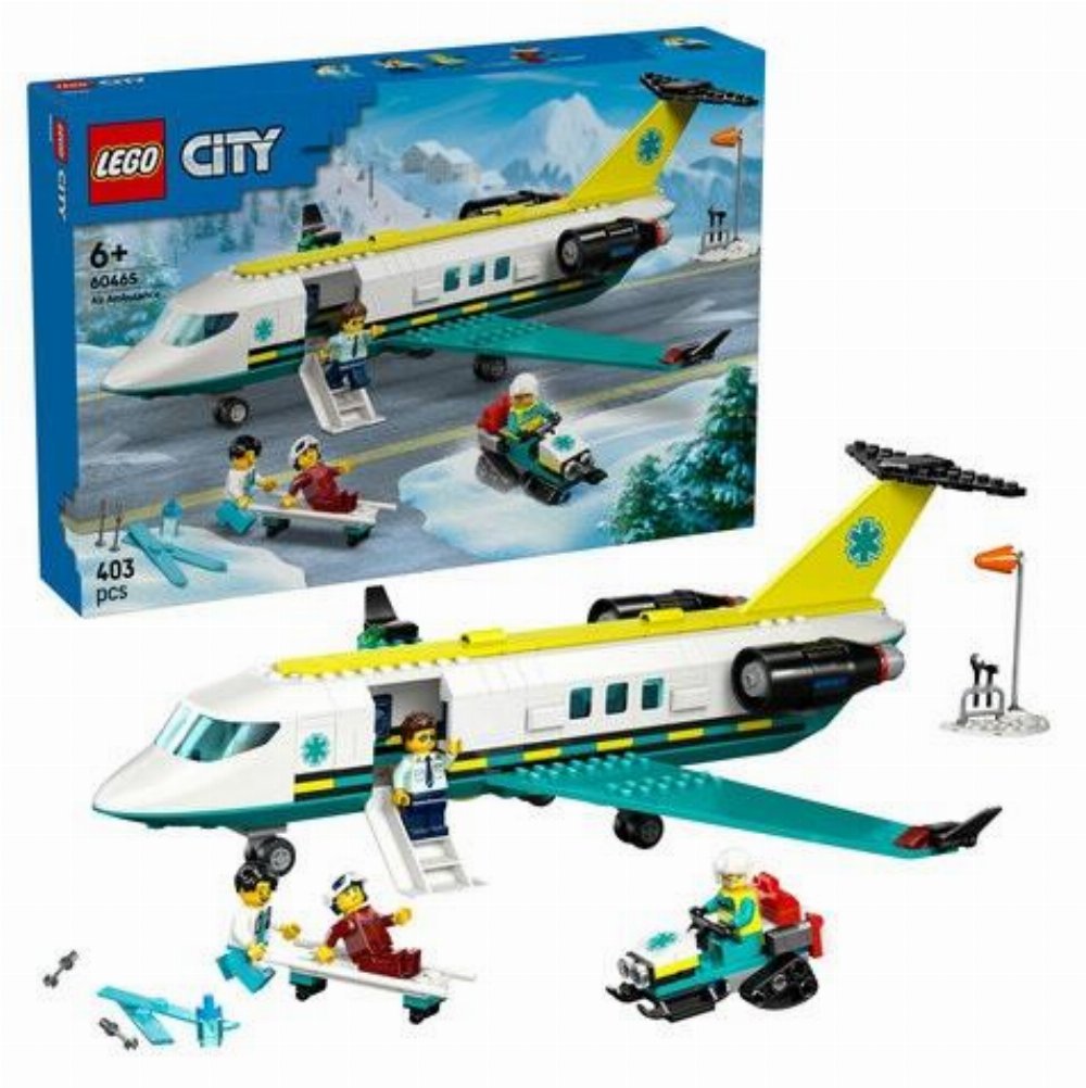 LEGO City – Emergency Air Ambulance Airplane (60465)