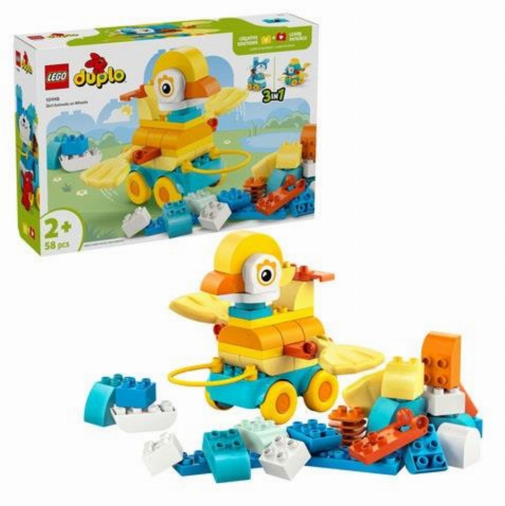 LEGO Duplo – 3in1 Animals on Wheels (10448)