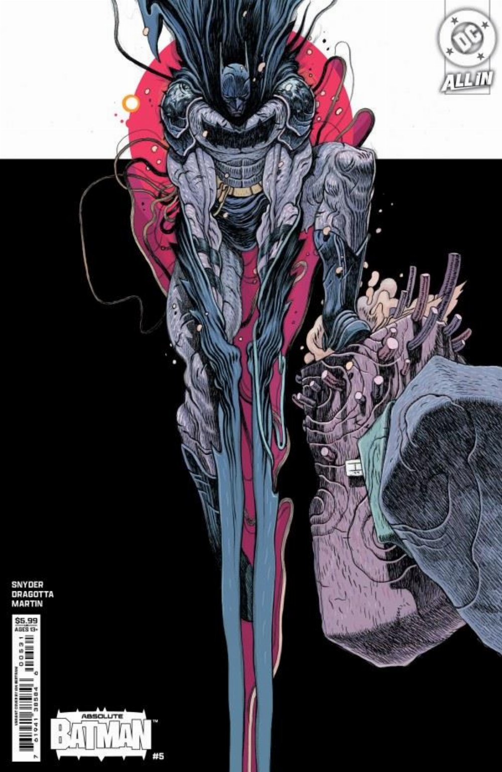 Τεύχος Κόμικ Absolute Batman #5 Bertram Cardstock Variant Cover