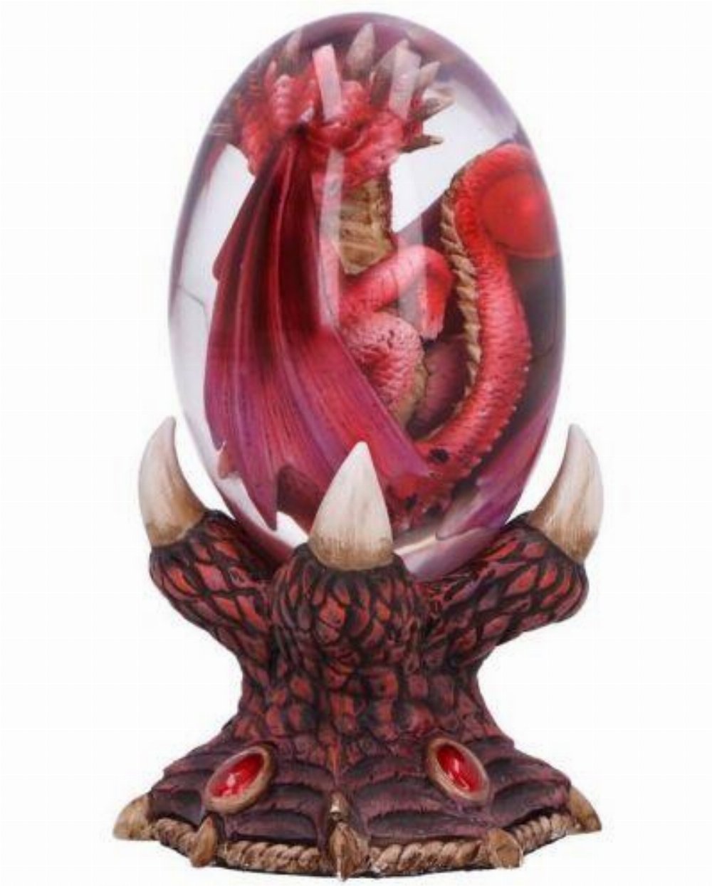 Elemental Dragonlings – Fire Dragon in Clear Egg Αγαλματίδιο (12cm)