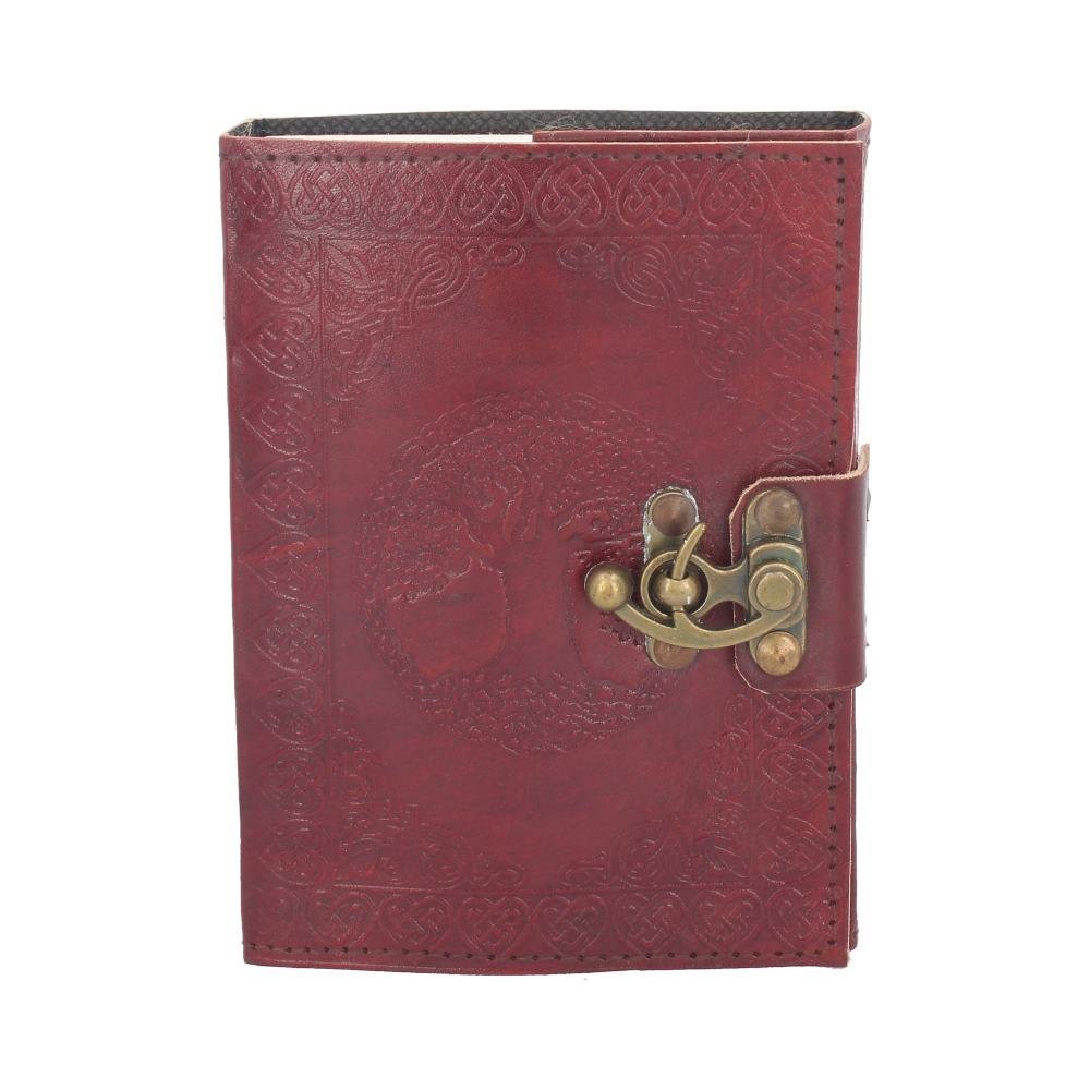 Tree Of Life – Leather Embossed Σημειωματάριο με Λουκέτο