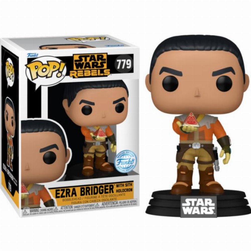 Φιγούρα Funko POP! Star Wars: Rebels – Ezra Bridger with Sith Holocron #779 (Exclusive)