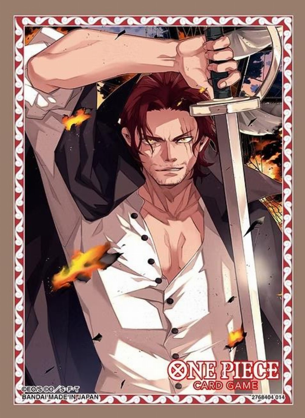 Bandai Card Sleeves 70ct – One Piece Card Game: Shanks