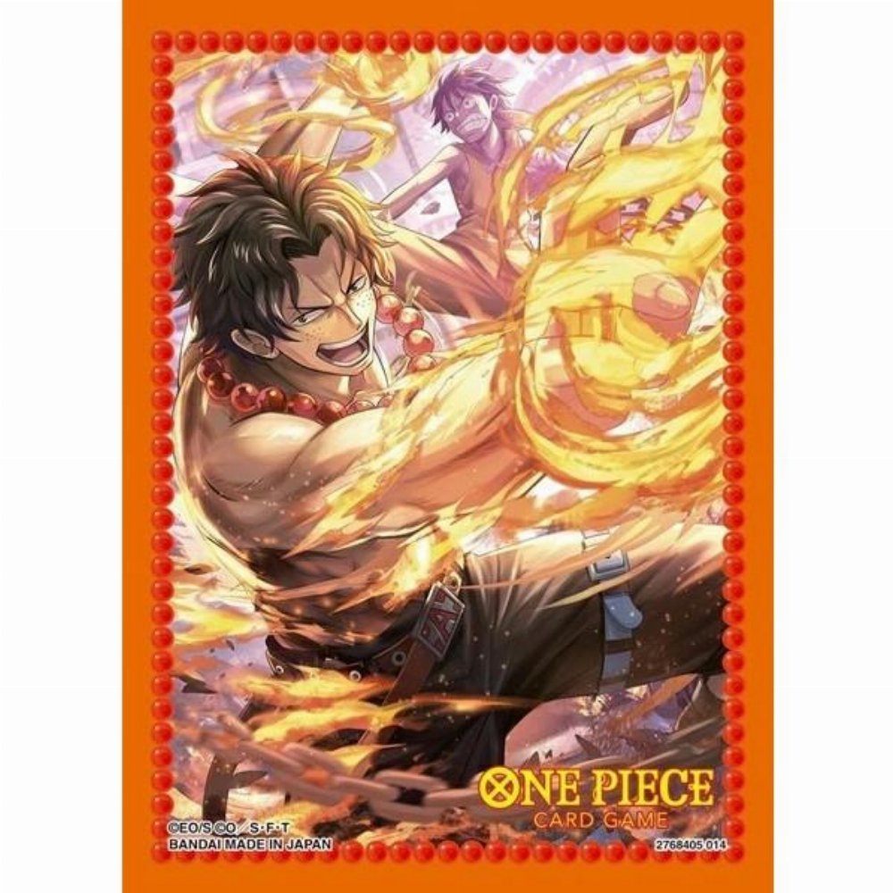 Bandai Card Sleeves 70ct – One Piece Card Game: Portgas D.Ace
