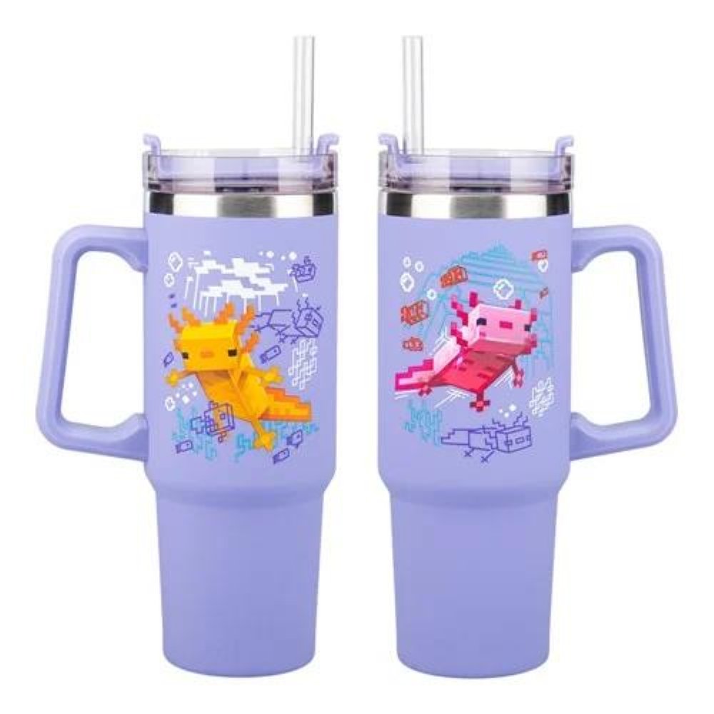 Minecraft – Axolotl XL Tumbler Ανοξείδωτος Θερμός (900ml)