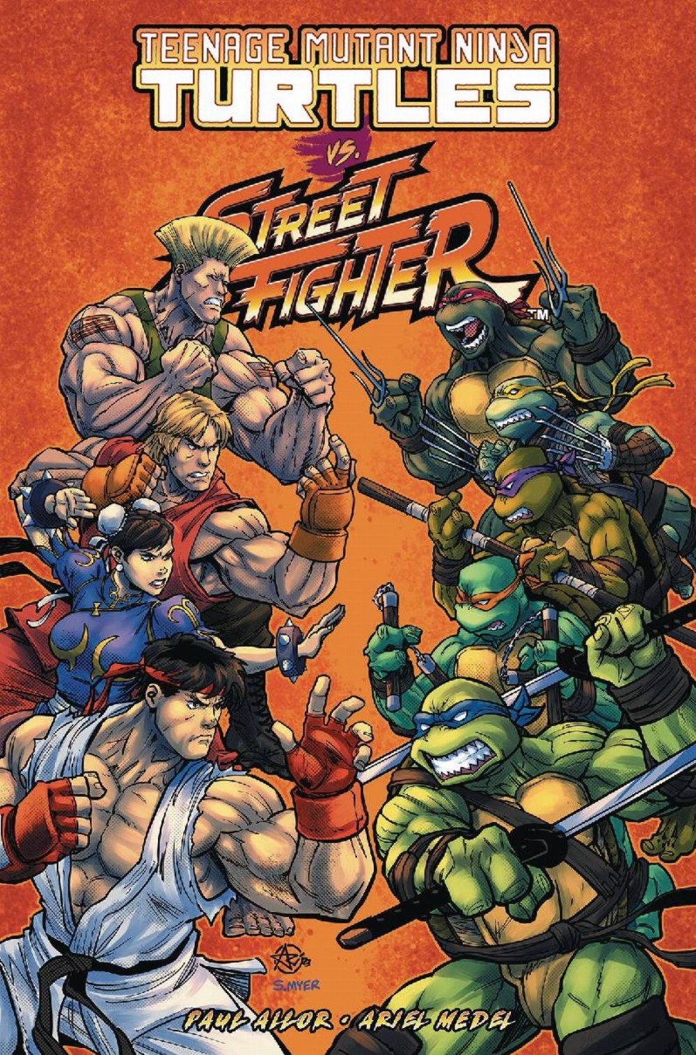 Εικονογραφημένος Τόμος Teenage Mutant Ninja Turtles Vs. Street Fighter