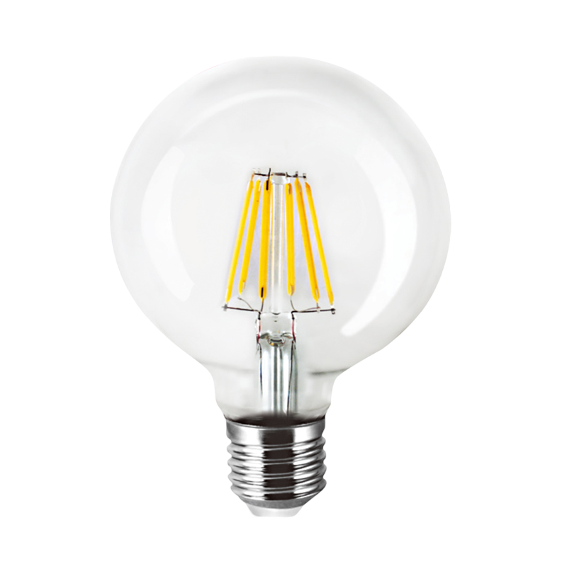 Λάμπα LED Filament φούσκα – G125 – Ε27 – 6W – 431749