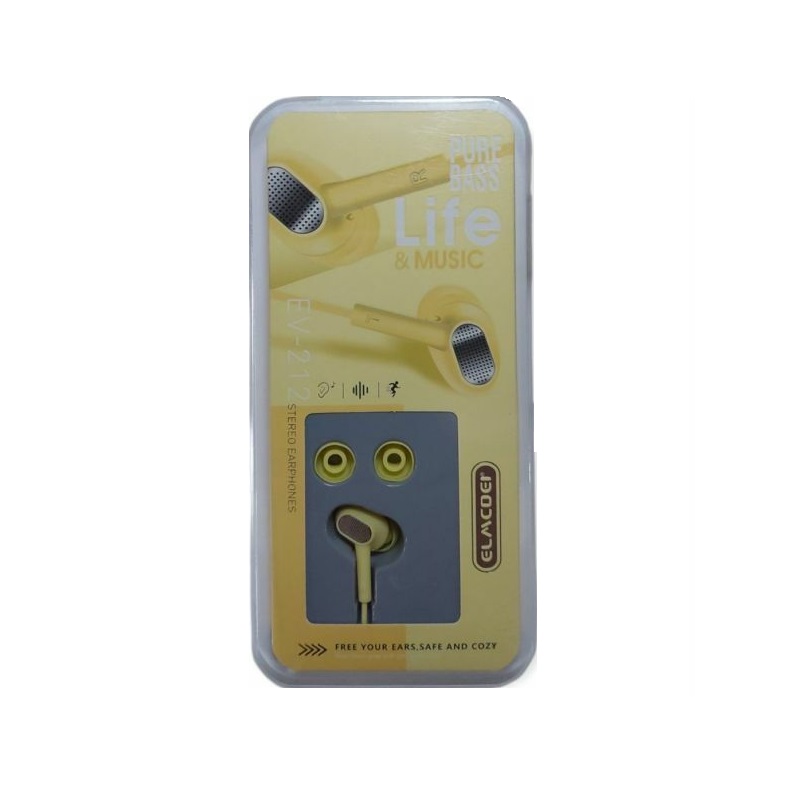 Ενσύρματα ακουστικά – EV-212 – 452129 – Yellow