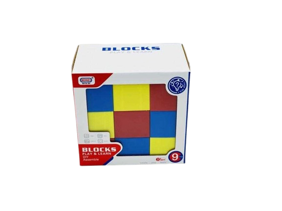 Σετ κατασκευών DIY με τουβλάκια – 9pcs – 6681-3 – 493443