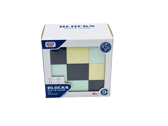 Σετ κατασκευών DIY με τουβλάκια – 9pcs – 6681-9 – 493504