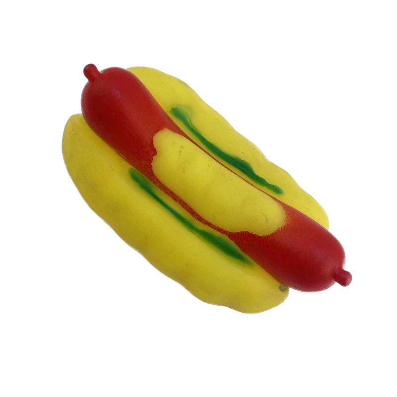 Παιχνίδι σκύλου Latex Hot Dog – 13.5x8cm – 12pcs – 550320