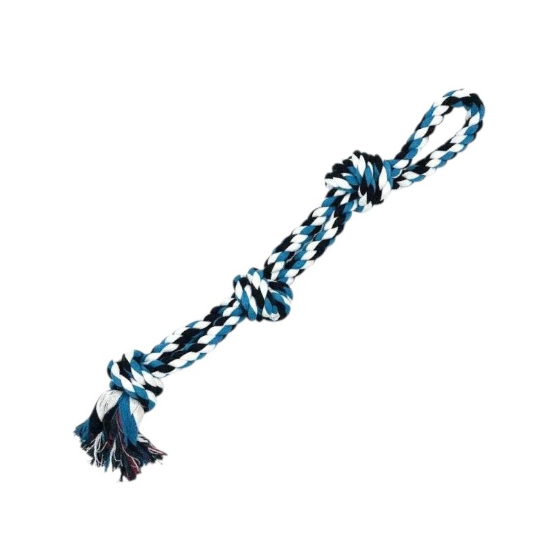 Παιχνίδι σκύλου σχοινί με κόμπους – 60cm – 550641