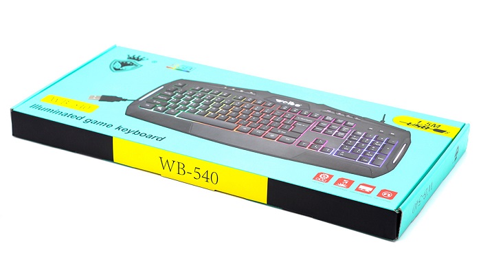 Ενσύρματο πληκτρολόγιο Gaming – LED RGB – WB540 – Weibo – 655402