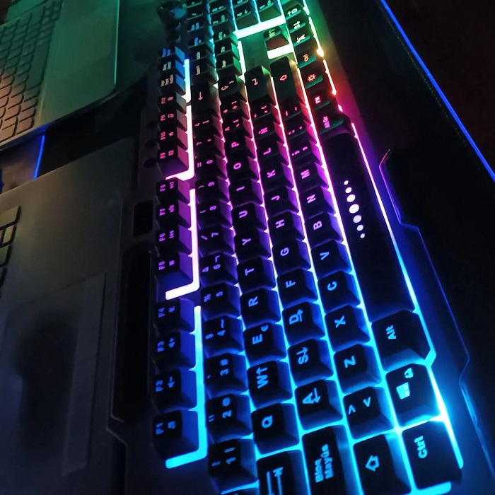 Ενσύρματο πληκτρολόγιο Gaming – LED RGB – WB590 – Weibo – 655907