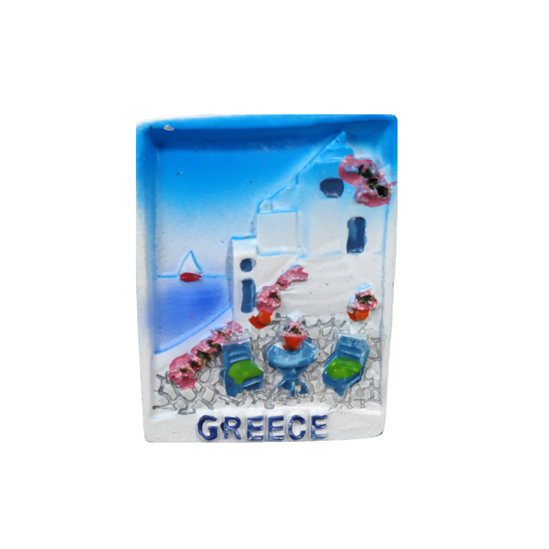 Tουριστικό μαγνητάκι Souvenir – Σετ 12pcs – Resin Magnet – Greece – 678013