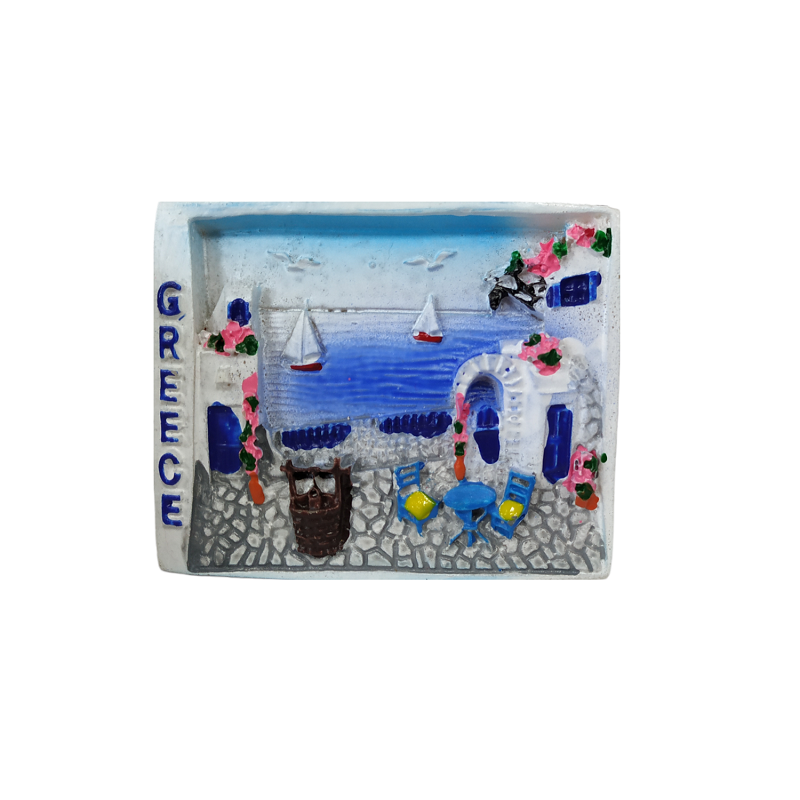 Tουριστικό μαγνητάκι Souvenir – Σετ 12pcs – Resin Magnet – Greece – 678016