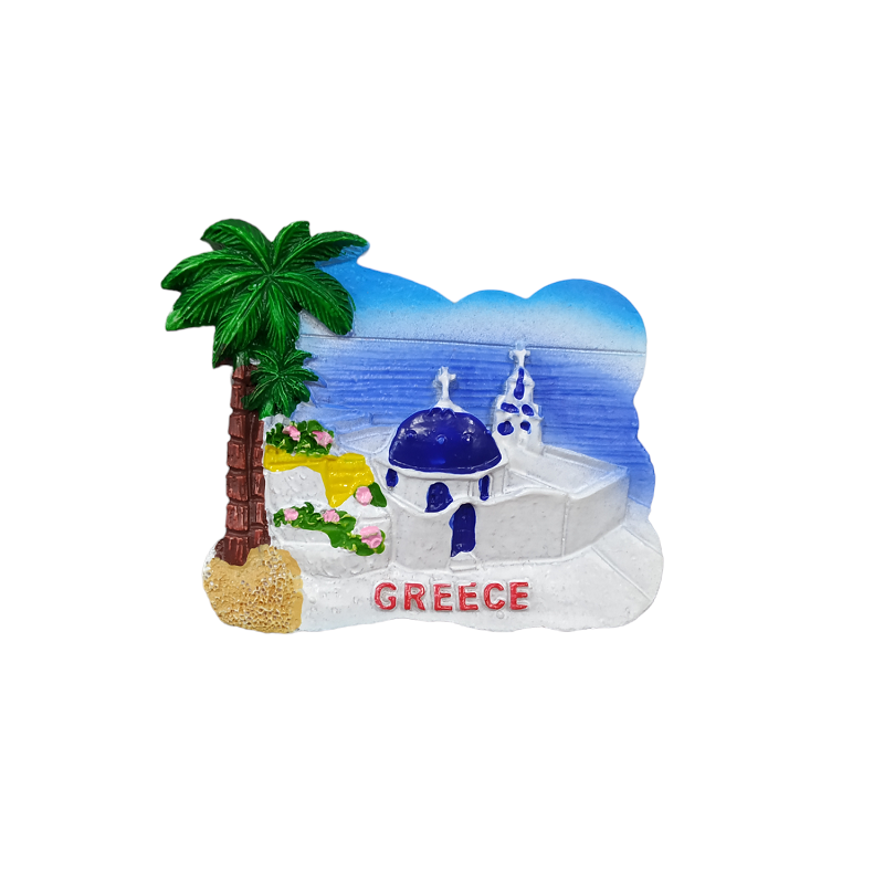 Tουριστικό μαγνητάκι Souvenir – Σετ 12pcs – Resin Magnet – Greece – 678019