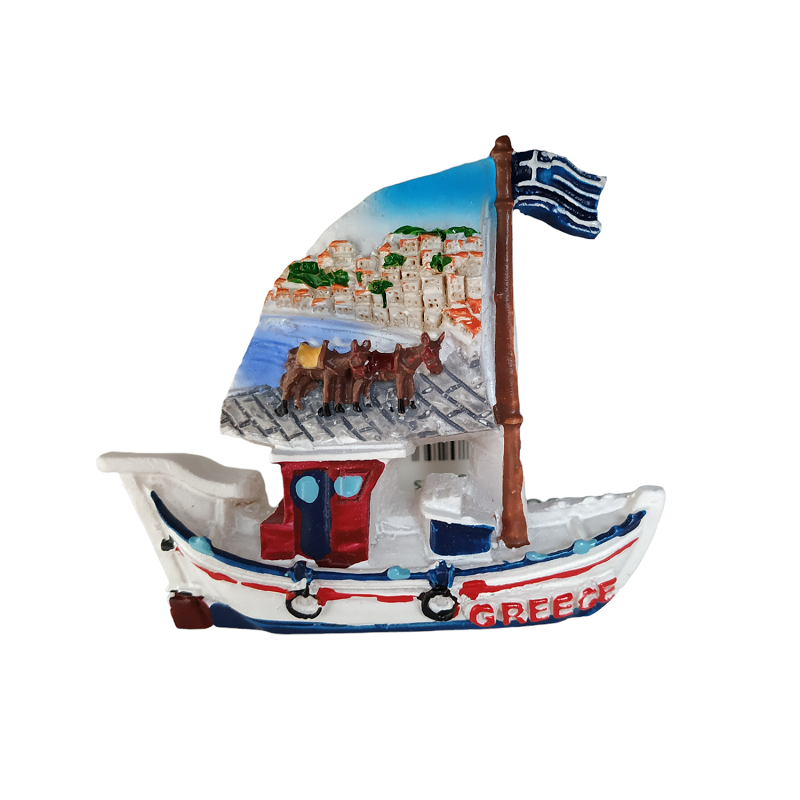 Tουριστικό μαγνητάκι Souvenir – Σετ 12pcs – Resin Magnet – Greece – 678025